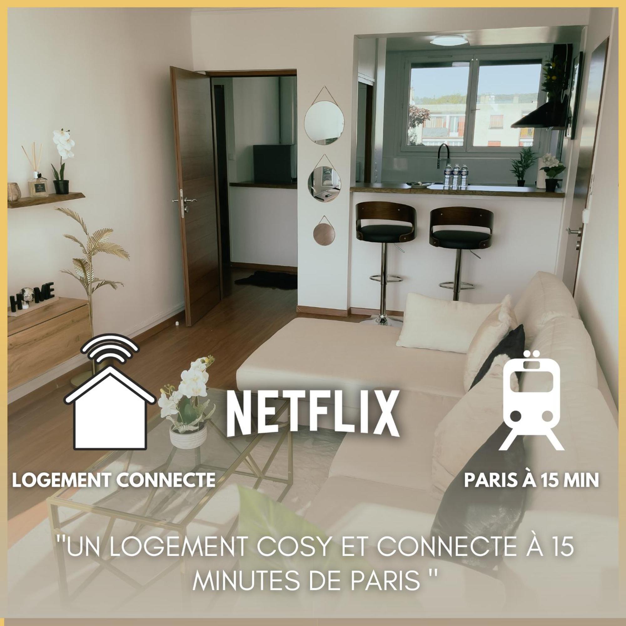 Appartement Cosy & Connecte A 15 Min De Paris Soisy-sous-Montmorency Extérieur photo